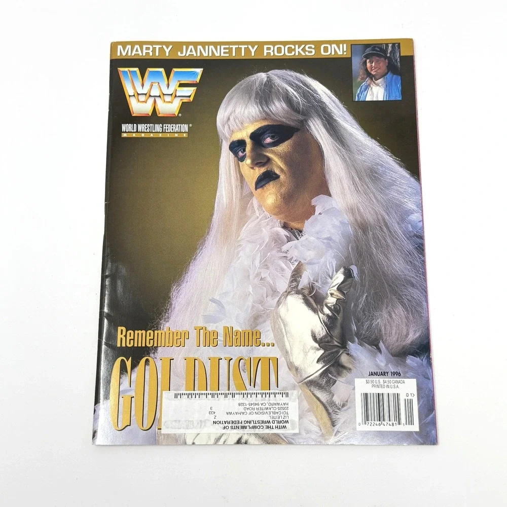 WWF Magazine Lot 4 1996-1998 Ultimate Warrior Sealed Comic Goldust Sable WWE